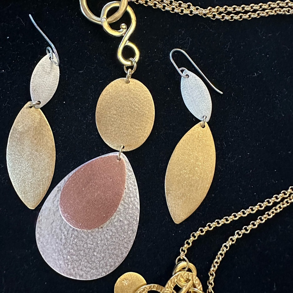Stephanie Kantis necklace and earrings set